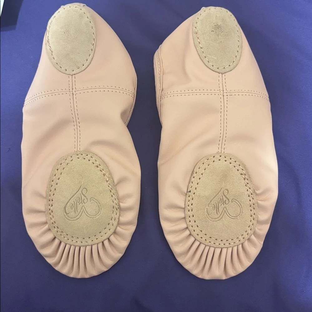 Stelle Pink Leather Ballet Dance Shoes size 2